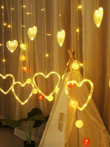 BEAUTY IN THE LIGHT | Colorful Flashing Love Star String Lights
