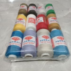 Benang Jahit Permata 12 Warna Random