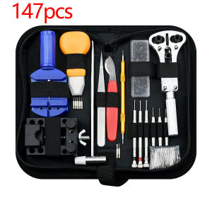 oeny | 147pcs Watch Repair Tools Kit Watchmaker Case Opener Set Professional Clock Repair Tool for Watch Jewelry Repair Home and Shop