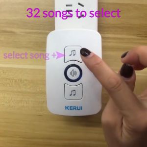 Bell Rumah Wireless Doorbell Waterproof KERUI M525 Bel Pintu rumah kantor Sensor F52