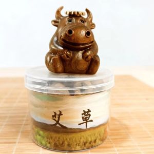 Đế Hương Gỗ Đáy Hình Bò Lên Trời Hương Thơm Từ Núi Taihang Đồ Trang Trí Nhà Thủ Công Bằng Gỗ Hương Liệu Hương Thơm an Thần