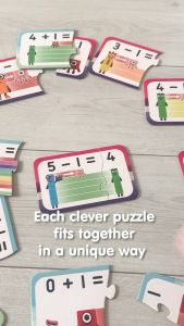 GM Kids (ของแท้ USA พร้อมส่ง 3 - 9 ขวบ) ชุดจับคู่ บวก ลบเลข Numberblocks Matching Puzzle Set (Hand2Mind) numberblock number block ของเล่น นัมเบอร์บล๊อก SM0122-