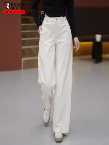 High Waist Wide Leg Jeans Womens Slim Fit Casual Trousers Elastic Breathable Spring New Style Casual Denim Pants