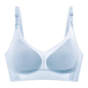 MiiOW | เสื้อชั้นในแบบเกาะอกสำหรับผู้หญิงตั้งครรภ์และให้นมของ MiiOW Catwoman ทรง V ไร้โครง ด้านหลัง 4 แถว ป้องกันแบคทีเรีย ระบายอากาศได้ดี