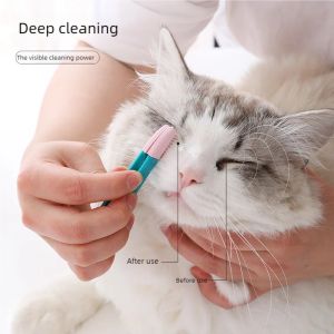1PC Silicone Cat Eye Brush for Efficient Eye And Whisker Cleaning Essential Tool Suitable for Short And Long Hair Cats