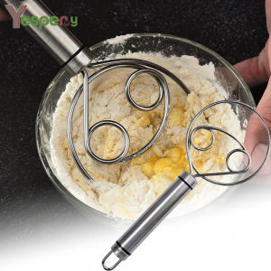 YESPERY Dough Whisk Stainless Steel Dutch Style Bread Dough Hand Mixer Kitchen Baking Tools Artisian Blender