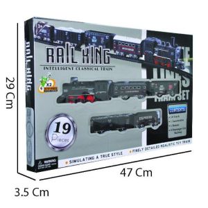 Mainan Anak Rel Kereta Api Rail King Suara dan Lampu Best Seller