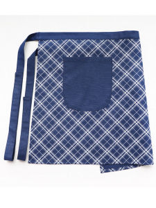 Women's Half-Length Apron: Lightweight & Breathable Cotton Linen for Hot Summer Days