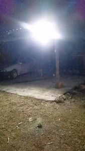 Solar Light 3000W Lampu Solar Outdoor Lighting Super Bright Spotlight Flood Light IP67 Waterproof yard light