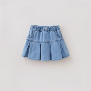 Marc&Janie | Sweet & Cool Denim Pleated Skirt