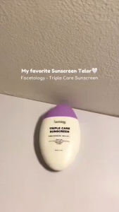 Facetology Triple Care Sunscreen SPF 40 PA+++ 40ml | Hybrid Sunscreen Lightweight,No White Cast