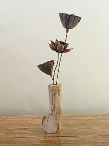 จีน Retro Zen ห้องนั่งเล่นไม้ดอกไม้แห้งแจกันเครื่องประดับ Tea Room ตารางดอกไม้ดอกไม้ขนาดเล็กเครื่องครัวตกแต่งเครื่องประดับ