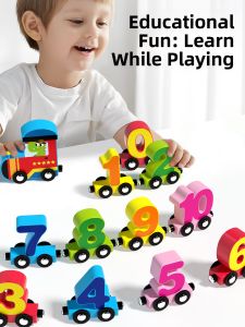XIAOWANDOU | Educational Magnetic Number Train Toy for 3-6 Years Old