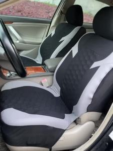 Universal Car Seat Covers Polyester Mesh Fabric Honeycomb Embroidery Seat Covers For Car SUV Vans Truck Accessories Interior
