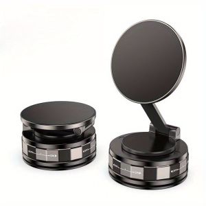 Magnetic car phone stand vacuum suction cup type center console rotating folding phone navigation dedicated