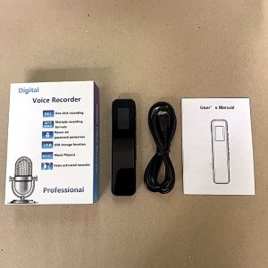 เครื่องอัดเสียง เครื่องบันทึกเสียง WAV/MP3 16/32/64GB การบันทึกเสียงไร้สูญเสีย 1536K ไร้เสียงรบกวน ลดเสียงรบกวน Voice Recorder