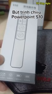 Bút Thuyết Trình Không Dây S10 Cổng USB Laser Xanh Đỏ Cho Máy Tính PC Laptop Ppt Bút Trình Chiếu Powerpoint Slide