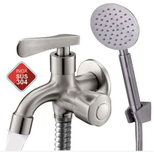 [HCM]Bộ củ sen tắm lạnh inox 304