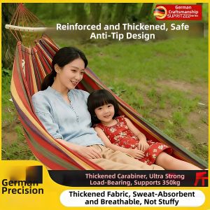 Outdoor Durable Anti-Tipping Double Hammock Swing