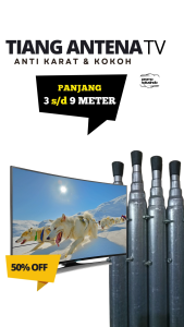 Tiang Multifungsi Panjang Bahan Besi Anti Karat