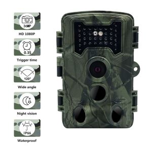 PR1000 Hunting Camera 36MP HD Infrared Night Vision Wildlife Sensing Camera Garden Farm Orchard Wireless Monitoring
