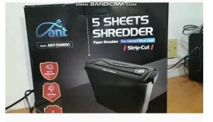 ANT - S508SC PAPER SHREDDER MACHINES STRIP CUT 5PCS 11 LITTERS  WITH 1 YEAR WARRANTY (mesin perincih kertas Mesin Penghancur Kertas)