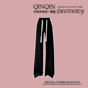 Cute Kitty Cat Short Sleeve T-Shirt And Sporty Long Pants Set for Girls Summer Casual Cotton Two-Piece Outfit Trendy Kids