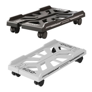 Winnereco Adjustable Mobile CPU Stand Under Desk CPU Holder with Caster Wheels PC Floor Cart for Gamers and Students