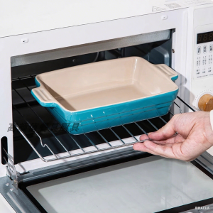 Khay Nướng Bằng Gốm Ceramique Cool Color Khay Đựng Cơm Nướng Phô Mai Khay Nướng Bằng Lò Vi Sóng Khay Đựng Thức Ăn Hình Chữ Nhật