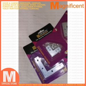 Irwin Flat Corner 3 Inches for Shelf Support (4 Pieces Per Pack)