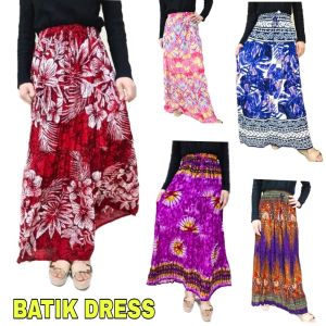 Kain Batik Skirt Panjang Free Size.