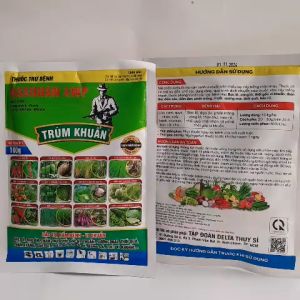 Kasuhan 4WP - Trùm Khuẩn Gói 100g Thành phần Kasugamycin 4%thuốc trừ bệnh cây trồng bệnh đốm lá loét đốm đen đốm lá héo rủ đốm mắt cua  AGRIHG