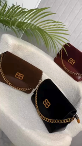 LLIZA Vivi Bag - Women Fashion Sling Bag Handbag Silang Suede & Premium PU Leather Big Capacity