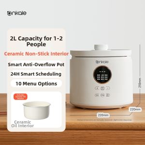 ANKALE | Mini Multi-function Smart Rice Cooker 2L