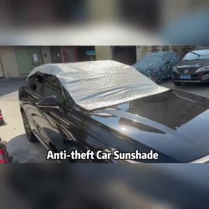Car Sunroof Sun Shade Cover Universal UV Protection Heat Insulation Sun Visor for Car SUV Windshield Sunshade with Fixing Straps