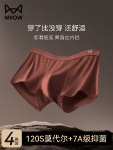 กางเกงชั้นในชาย Modal Antibiotic 2024 สไตล์ใหม่ กางเกงบ็อกเซอร์รัดรูป วัยรุ่นชาย กางเกงขาสั้น สบาย ระบายอากาศได้ดี เสื้อผ้าหน้าแรก