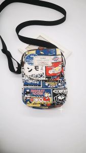 Comic Series Canvas Bag Shoulder Bag Mobile Phone Bag | Beg Kanva Beg Bahu Kecil | 漫画系列帆布斜包手机包