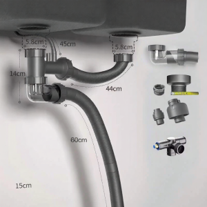 RIIFO | Deodorizing Sink Drain Kit
