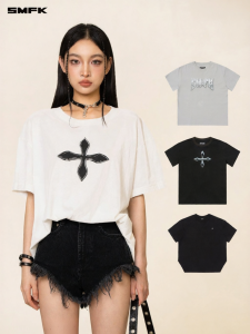 SMFK | Retro Loose Silhouette T-shirt Summer