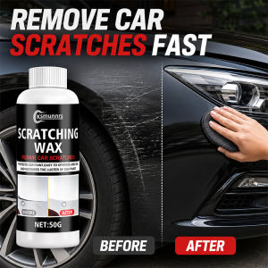 Car Scratch Repair Cream with Sponge Paint Polishing Remover for Minor Scratches Stone Chips and Bumper Scuffs