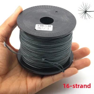 16-Strand Braided Anti-Bite Saltwater PE Fishing Line 100m