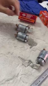 Ổ khóa đề ô tô 3 chân cổ ngắn hàng xịn (DENKI)