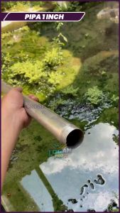 Tiang Pipa Galvanis 1\\\" Panjang 60cm - Pipa Galvanis 60cm untuk Splitzen / Tombak Anti Petir