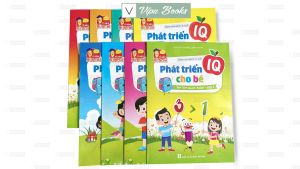 Sách - Combo Phát Triển IQ Cho Bé - Dành Cho Bé 5-6 Tuổi (Túi 8 Cuốn) Kèm Bút Chì Gôm Và Gọt