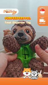 FunFeeder Pals Treat Dispenser Toy – in Animal & Ball Shapes for Dogs