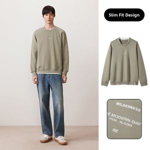 GXG | Layered Style Round Neck Long Sleeve Sweatshirt for Layers