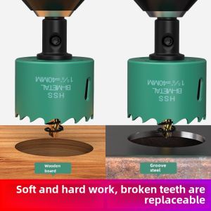 Woodworking Hole Opener Iron Sheet Gypsum Board Plastic Fire Pipe Galvanized Tube Alloy Drill Bit for Drilling Holes in PVC Pipes