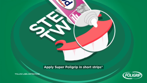 POLIGRIP SUPER POLIGRIP MAX POWER HOLD DENTURE ADHESIVE CREAM 62 grams IMPORTED FROM USA