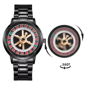 Top Luxury Mens Watch Stainless Steel Alloy Watch Mens Gambling Watch Quartz Watch
