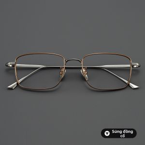 LANHUI | Gọng Kính Nam Vintage Titanium Siêu Nhẹ
